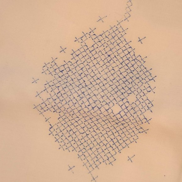 NWT Set of 2 Pillow Cases with Cross-Stitch Pattern - Picture 5 of 7